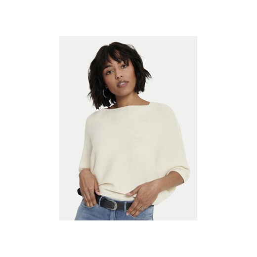 JDY Sweter New Behave 15181237 Beżowy Regular Fit Jdy M MODIVO