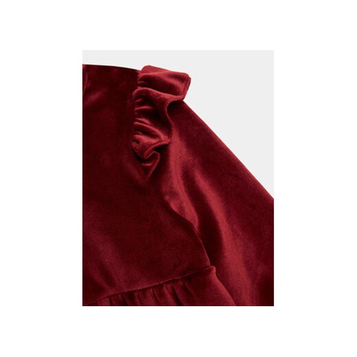 Jamiks Sukienka elegancka Karima JZG318 Bordowy Regular Fit Jamiks 92 MODIVO