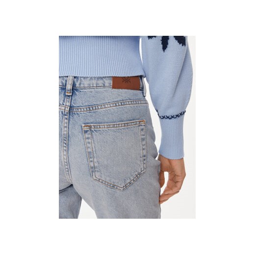United Colors Of Benetton Jeansy 49BTDF02Z Niebieski Cropped Fit United Colors Of Benetton 26 MODIVO