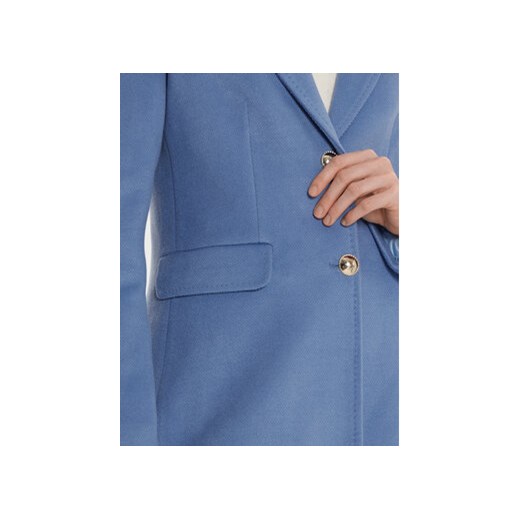 Maryley Płaszcz przejściowy 24IB808/14SW Niebieski Regular Fit Maryley XS MODIVO