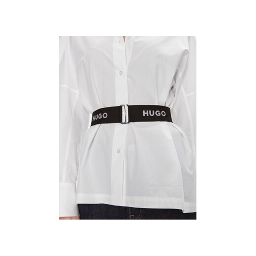 Hugo Koszula Etena 50506904 Biały Regular Fit 42 MODIVO