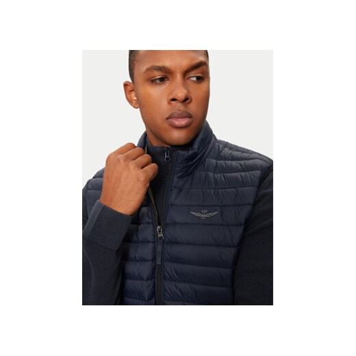 Aeronautica Militare Kamizelka 242AB2171CT3246 Granatowy Regular Fit Aeronautica Militare 50 MODIVO