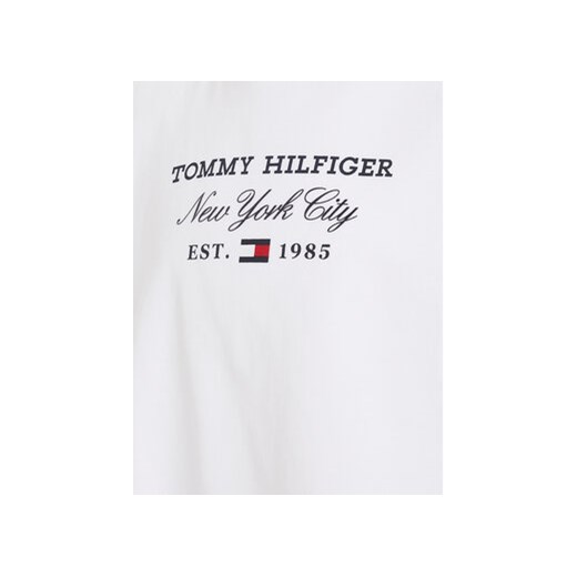 Tommy Hilfiger Bluzka KG0KG07643 M Biały Regular Fit Tommy Hilfiger 4Y MODIVO
