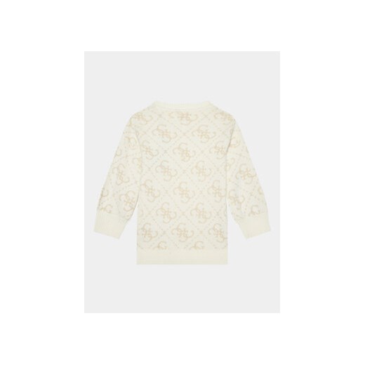 Guess Sukienka dzianinowa K3BK28 Z39N0 Écru Relaxed Fit Guess 6Y MODIVO