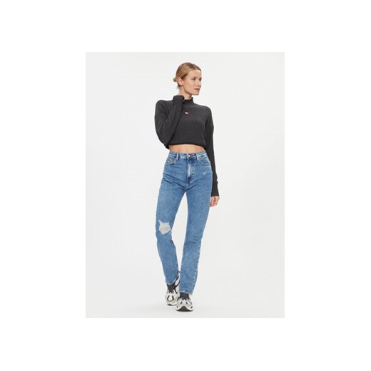 Tommy Jeans Sweter Badge DW0DW16519 Czarny Regular Fit Tommy Jeans L MODIVO
