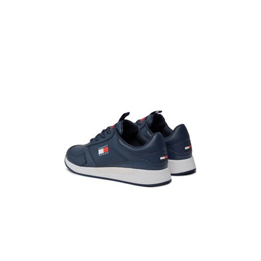 Tommy Jeans Sneakersy Flexi Runner EM0EM01409 Granatowy Tommy Jeans 42 MODIVO