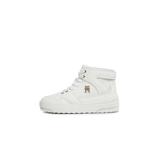 Tommy Hilfiger Sneakersy Th Basket Hi FW0FW07757 Écru Tommy Hilfiger 38 MODIVO