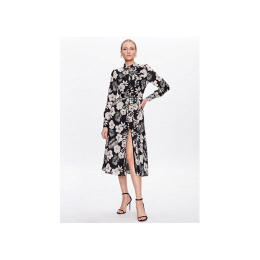 Pinko Sukienka koszulowa 100909 A0OF Czarny Regular Fit Pinko 46 MODIVO