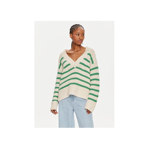 Munthe Sweter Organize 242162024274 Beżowy Loose Fit Munthe 34 MODIVO