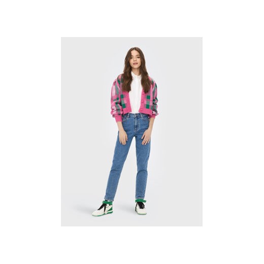 ONLY Kardigan Kelly 15260251 Różowy Regular Fit M MODIVO