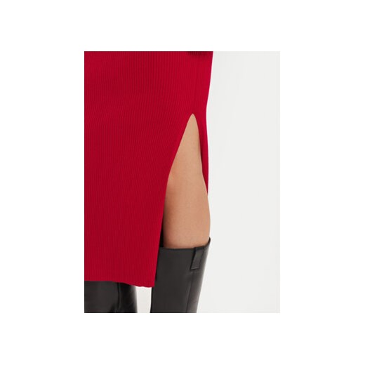TWINSET Spódnica ołówkowa 242TT3026 Czerwony Slim Fit Twinset XL MODIVO