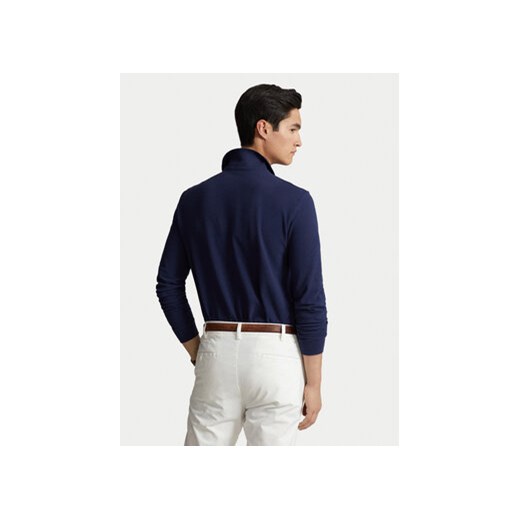 Polo Ralph Lauren Polo 710680790046 Granatowy Custom Slim Fit Polo Ralph Lauren XL MODIVO