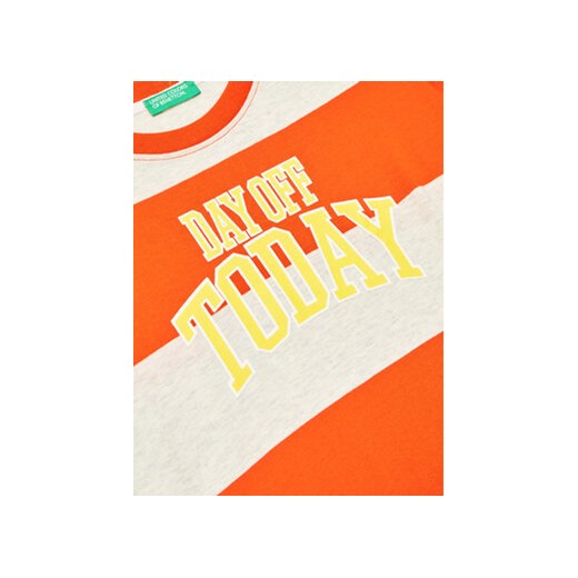 United Colors Of Benetton T-Shirt 3ZNBC10BN Czerwony Regular Fit United Colors Of Benetton 130 MODIVO