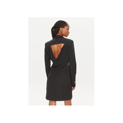 Fracomina Sukienka koktajlowa FQ24SD1008W42901 Czarny Slim Fit Fracomina XS MODIVO