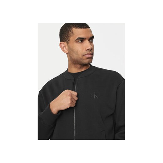 Calvin Klein Jeans Bluza Monologo J30J325915 Czarny Relaxed Fit XL MODIVO