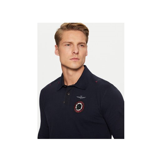 Aeronautica Militare Polo 242PO1810J564 Granatowy Regular Fit Aeronautica Militare XXL MODIVO