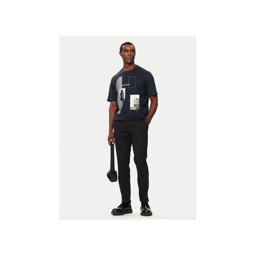 Armani Exchange T-Shirt 6DZTHZ ZJBYZ 65BR Granatowy Regular Fit Armani Exchange L MODIVO