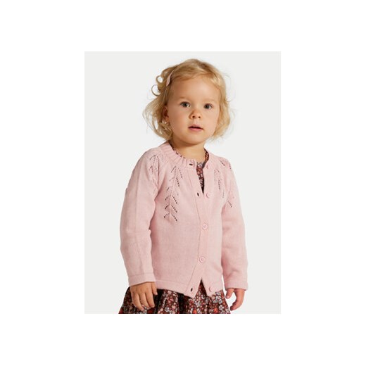 Coccodrillo Kardigan ZC4172201CGN Różowy Regular Fit ze sklepu MODIVO w kategorii Bluzy i swetry - zdjęcie 176912424