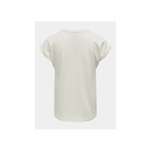 Kids ONLY T-Shirt Brenda 15319458 Biały Regular Fit 134_140 MODIVO