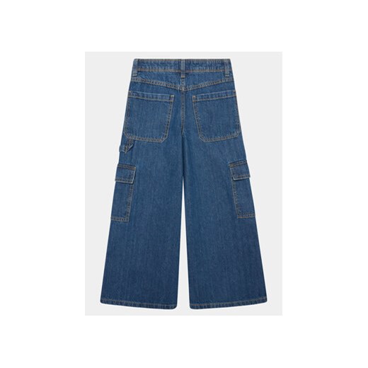 United Colors Of Benetton Jeansy 4DW2CE02U Granatowy Wide Leg United Colors Of Benetton XL MODIVO