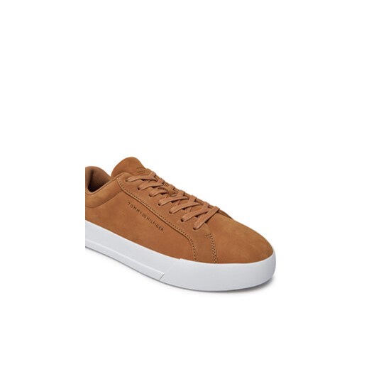 Tommy Hilfiger Sneakersy Th Court Winter Nubuck FM0FM05302 Brązowy Tommy Hilfiger 41 MODIVO