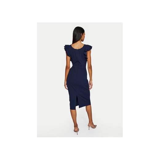Vila Sukienka koktajlowa Clara 14100344 Granatowy Slim Fit Vila L MODIVO