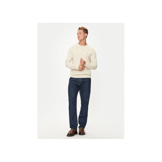 Tommy Hilfiger Sweter MW0MW28046 Brązowy Regular Fit Tommy Hilfiger M MODIVO