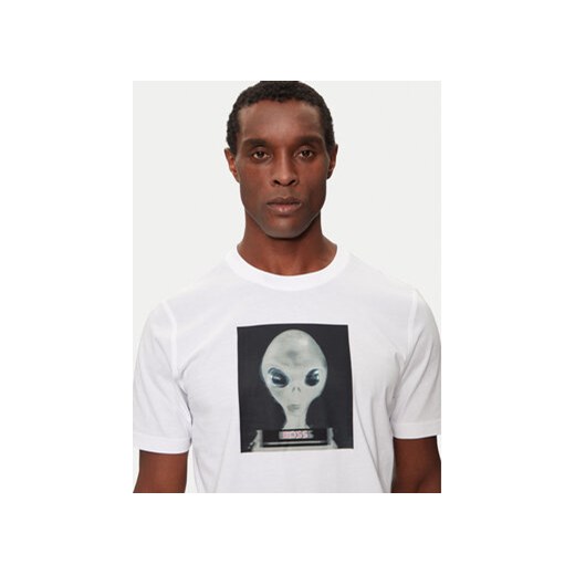 Boss T-Shirt 50528190 Biały Regular Fit XXL MODIVO