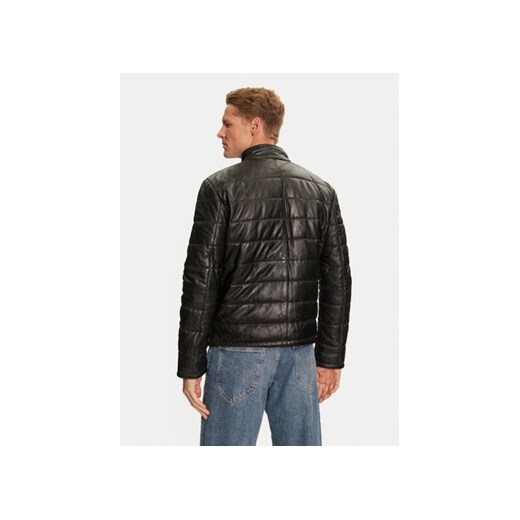 JOOP! Jeans Kurtka skórzana 15 Stepo 80000646 Czarny Regular Fit 50 MODIVO