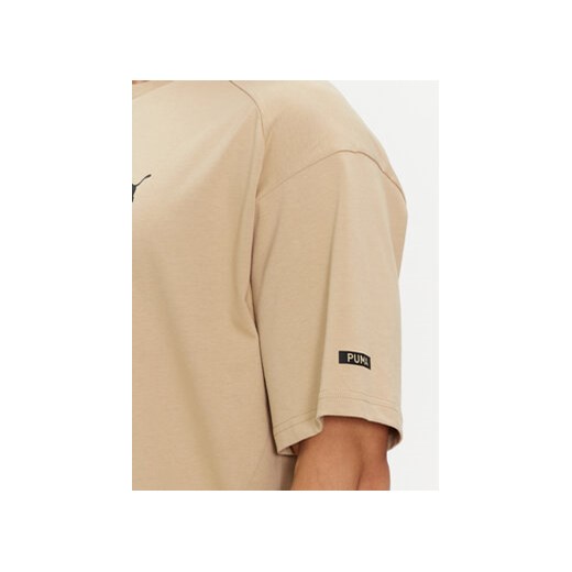 Puma T-Shirt Rad/Cal 678913 Beżowy Relaxed Fit Puma XL MODIVO