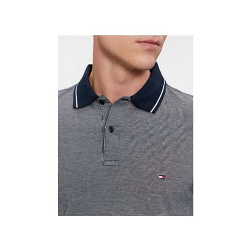 Tommy Hilfiger Polo Monotype Oxford Collar Reg Polo MW0MW34778 Szary Regular Fit Tommy Hilfiger S MODIVO