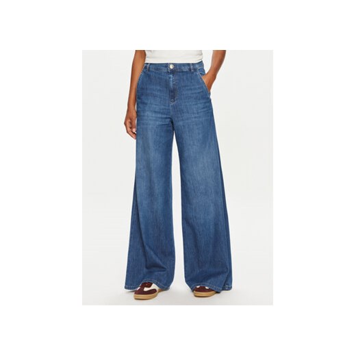 Marella Jeansy 2423186014 Niebieski Wide Leg Marella 40 MODIVO