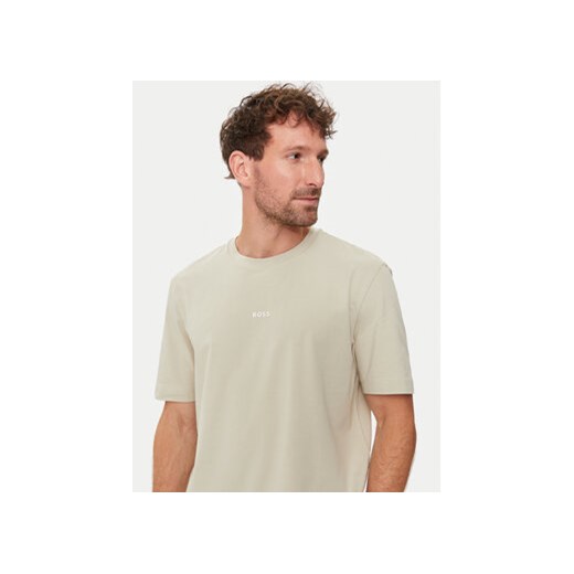 Boss T-Shirt Tchup 50473278 Beżowy Relaxed Fit 3XL MODIVO