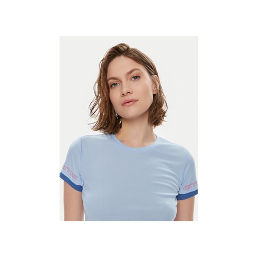CMP Koszulka techniczna 33N6316 Błękitny Regular Fit 40 MODIVO