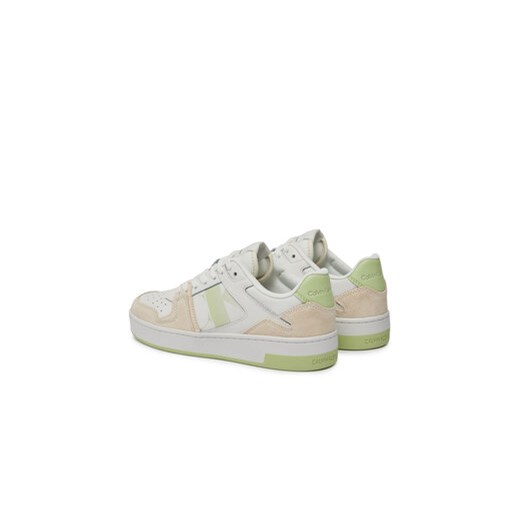 Calvin Klein Jeans Sneakersy Basket Cupsole Lace Mix Nbs Sat YW0YW01446 Biały 41 MODIVO