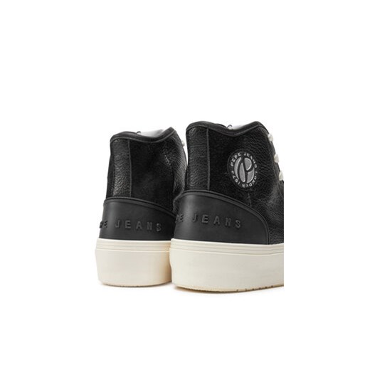 Pepe Jeans Trampki PLS31576 Czarny Pepe Jeans 40 MODIVO