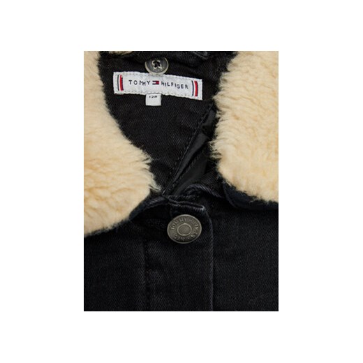 Tommy Hilfiger Kurtka jeansowa Trucker Sherpa KG0KG06916 Czarny Regular Fit Tommy Hilfiger 12Y MODIVO