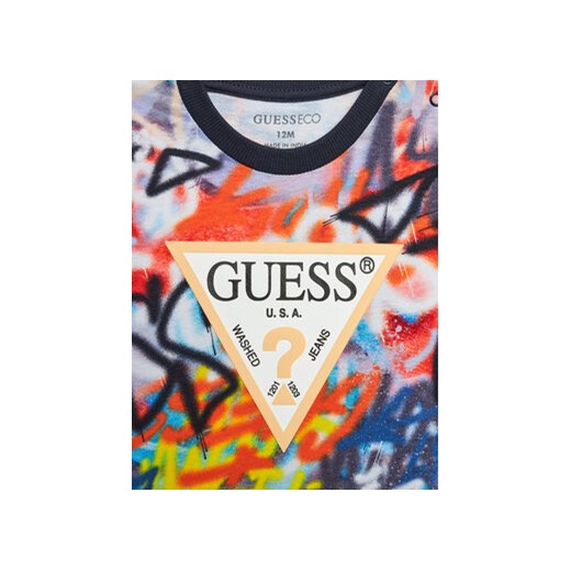 Guess Komplet t-shirt i spodenki I4GG12 K8HM3 Kolorowy Regular Fit Guess 0_3M MODIVO