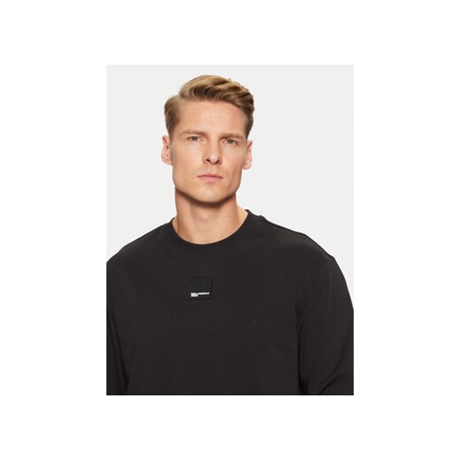 Karl Lagerfeld Jeans Longsleeve A1M17043 Czarny Regular Fit L MODIVO