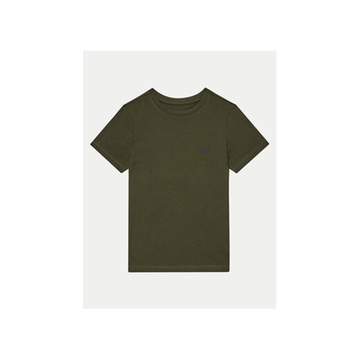 4F T-Shirt 4FJWMM00TTSHM1626 Khaki Regular Fit ze sklepu MODIVO w kategorii T-shirty chłopięce - zdjęcie 176920580