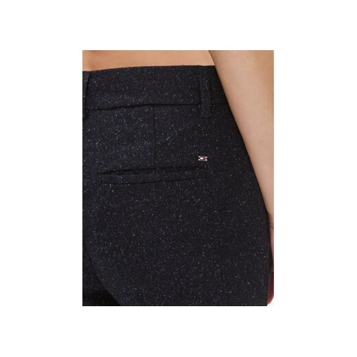 Tommy Hilfiger Chinosy Neppy WW0WW41179 Granatowy Slim Fit Tommy Hilfiger 40 MODIVO