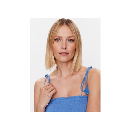 TWINSET Sukienka plażowa 231LM2YEE Niebieski Relaxed Fit Twinset XS MODIVO