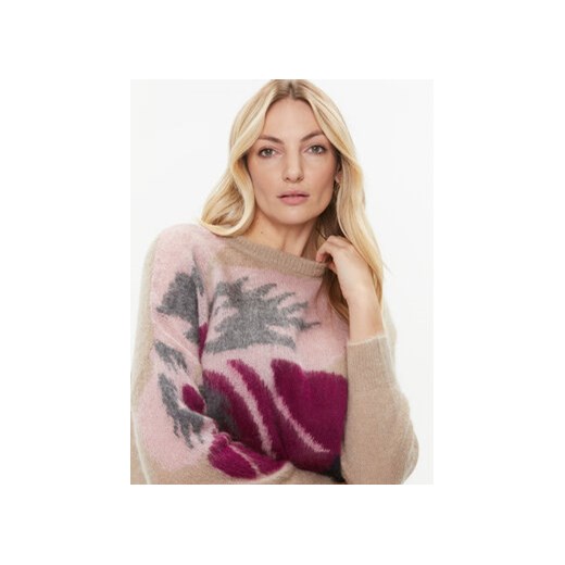 Marella Sweter Gineceo 2333662137200 Beżowy Regular Fit Marella L MODIVO