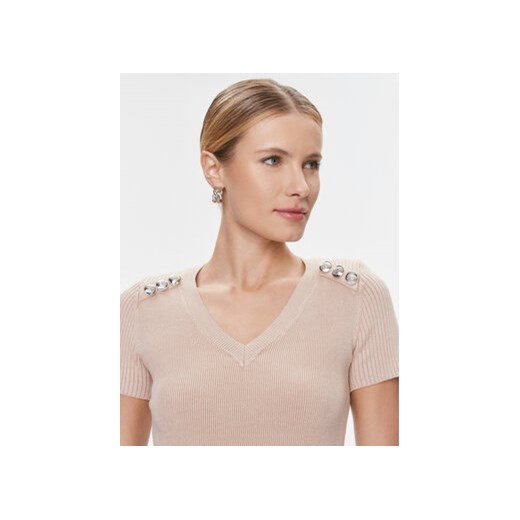 Marciano Guess Sweter Teti 4RGR11 5613Z Beżowy Regular Fit Marciano Guess M MODIVO