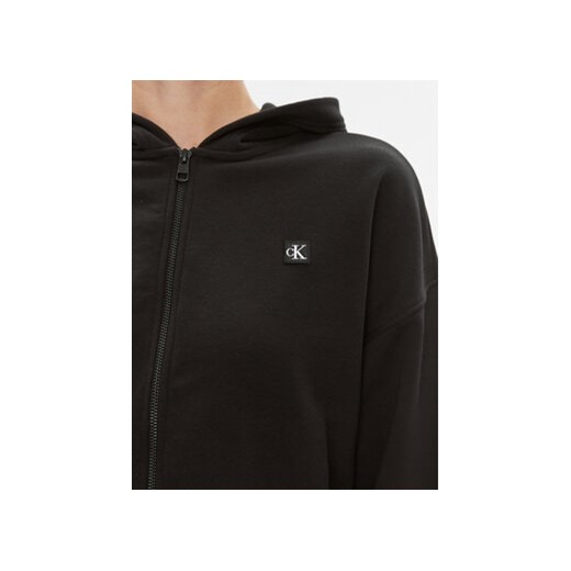 Calvin Klein Jeans Bluza J20J222885 Czarny Relaxed Fit XL MODIVO