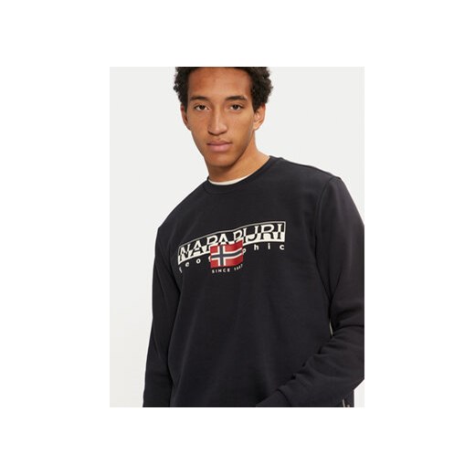Napapijri Bluza B-Aylm NP0A4I1F Czarny Regular Fit Napapijri 3XL MODIVO