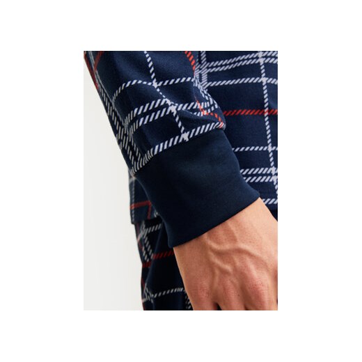 Jack&Jones Piżama 12268512 Granatowy Loose Fit M MODIVO