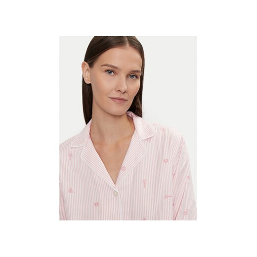 LAUREN RALPH LAUREN Piżama ILN72396 Różowy Relaxed Fit XL MODIVO