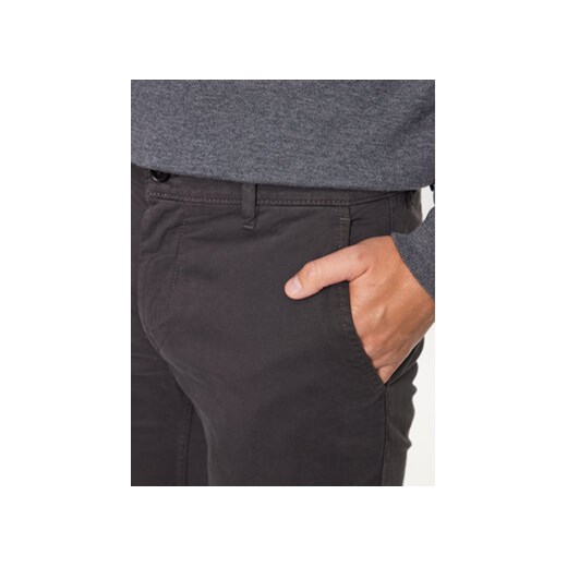 Boss Spodnie materiałowe 50470813 Szary Slim Fit 38_32 MODIVO