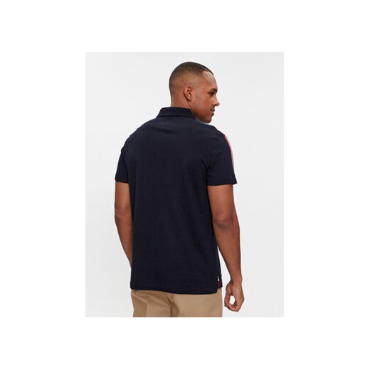 Tommy Hilfiger Polo Global Stripe Monotype Reg Polo MW0MW33591 Granatowy Regular Tommy Hilfiger L MODIVO
